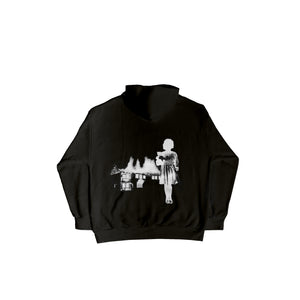 HEEAR US HOODIE BLACK/WHITE