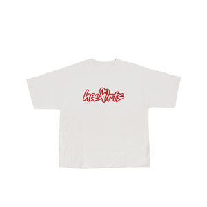 HEEARTS LOGO T-SHIRT WHITE/RED